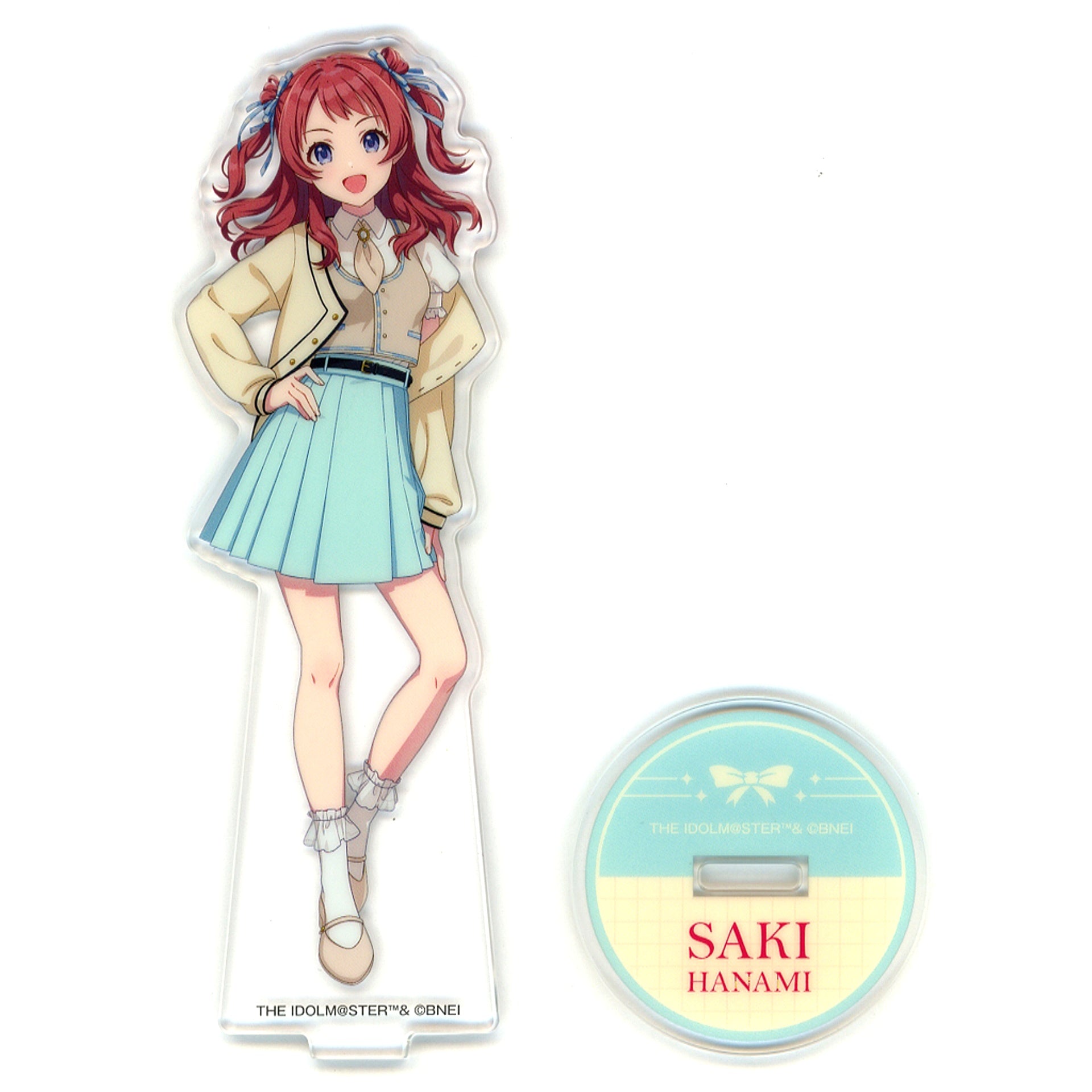 Saki Hanami Gakuen Idolmaster Acrylic Stand Lawson [USED]