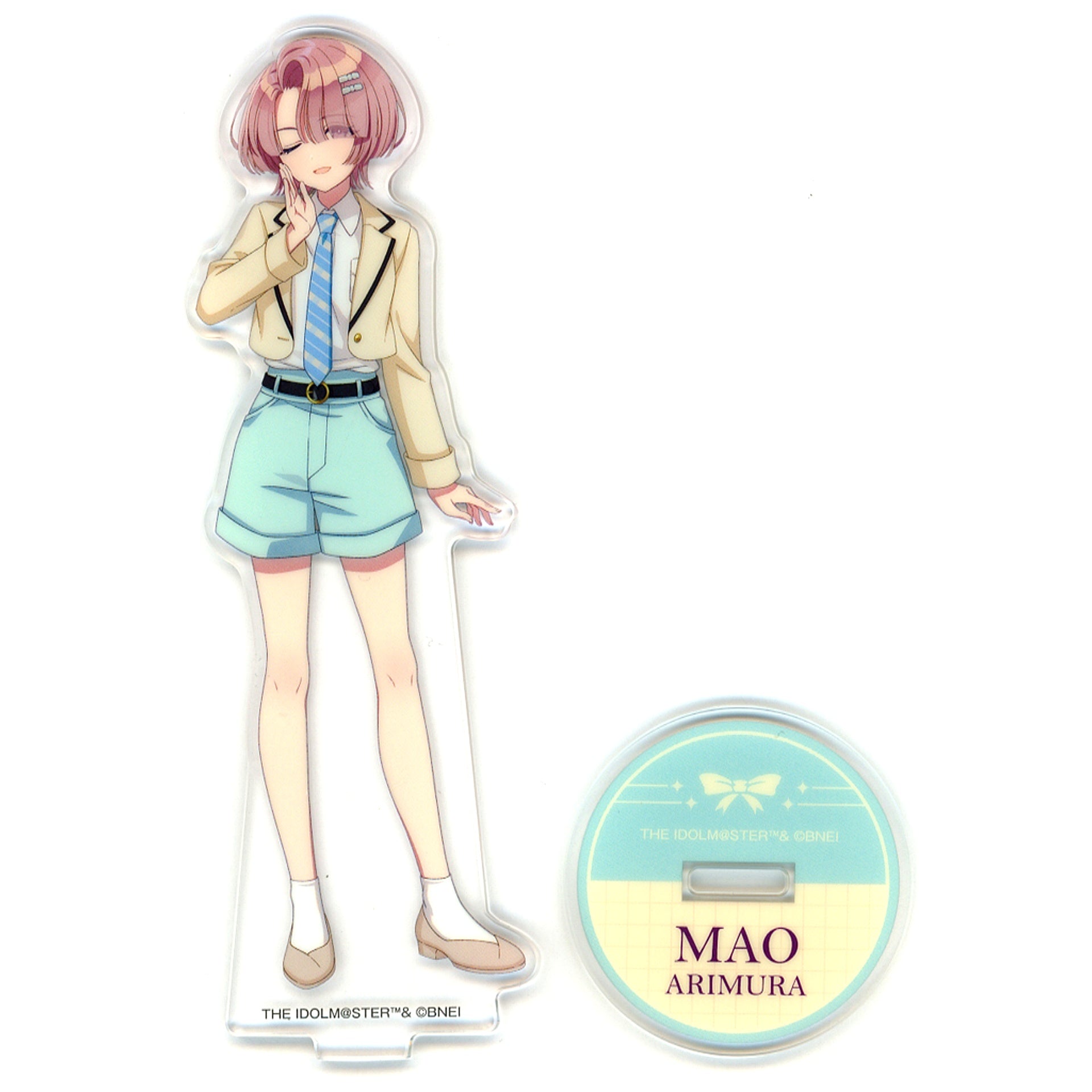 Mao Arimura Gakuen Idolmaster Acrylic Stand Lawson [USED]