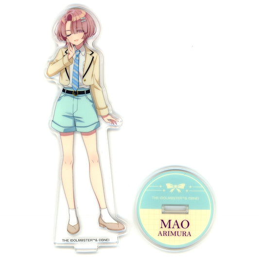 Mao Arimura Gakuen Idolmaster Acrylic Stand Lawson [USED]