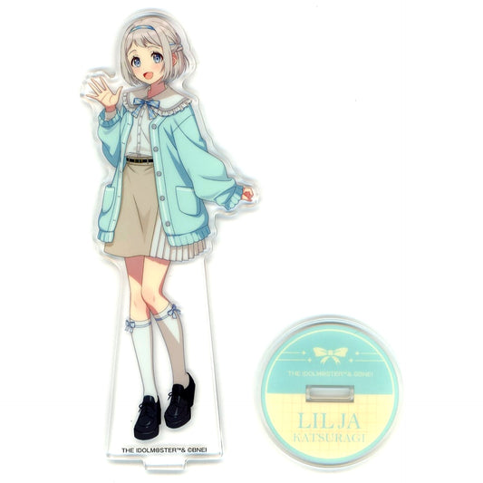 Lilja Katsuragi Gakuen Idolmaster Acrylic Stand Lawson [USED]