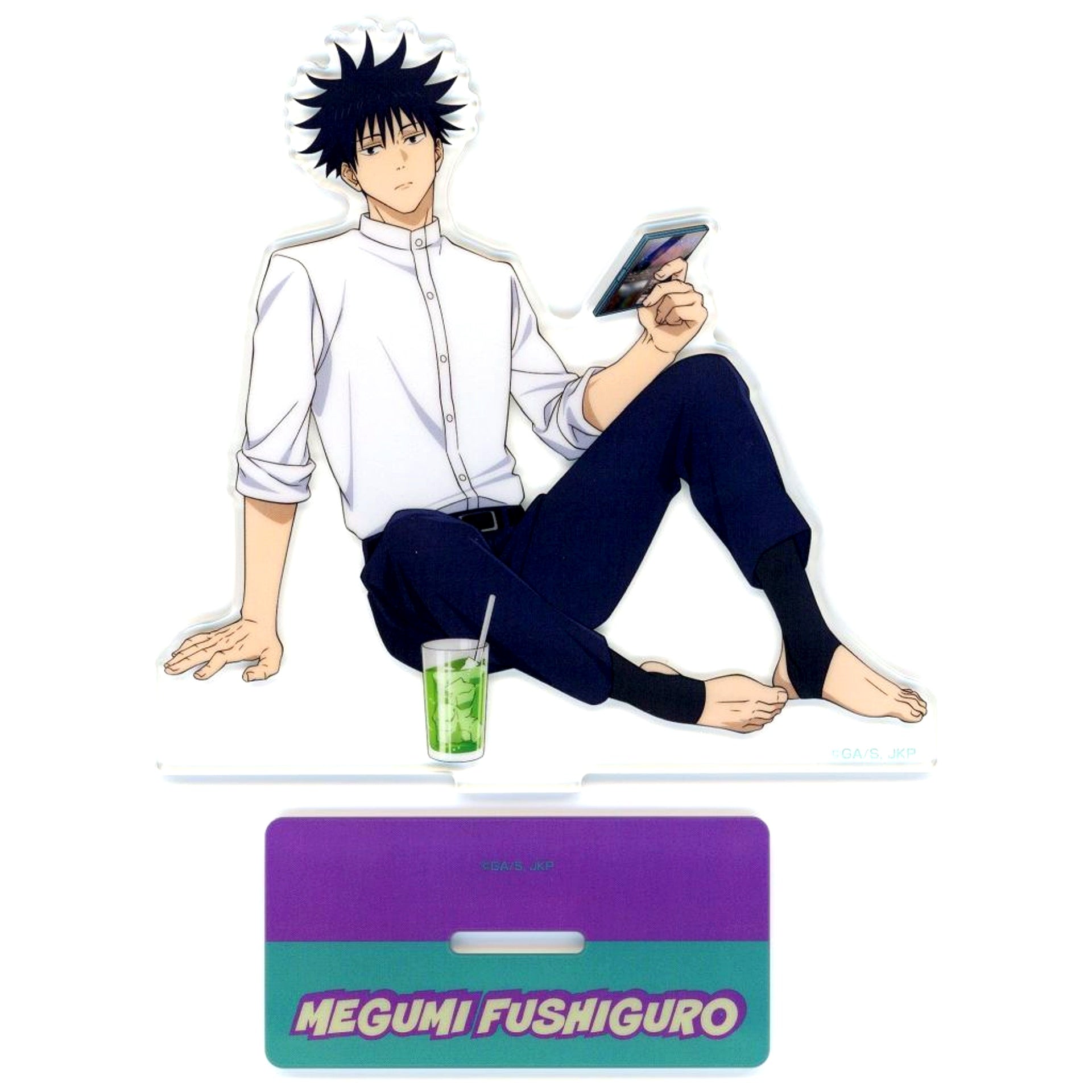 Megumi Fushiguro F Prize Acrylic Stand Sega Lucky Kuji Jujutsu Kaisen Fun! Fun! Fun! [USED]