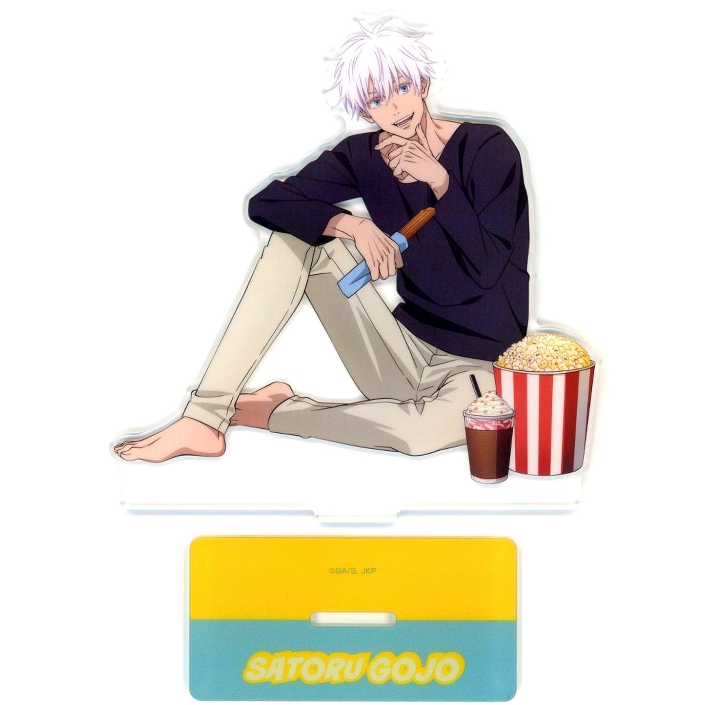 Satoru Gojo Acrylic Stand Sega Lucky Kuji Jujutsu Kaisen Fun! Fun! Fun! Prize F [USED]