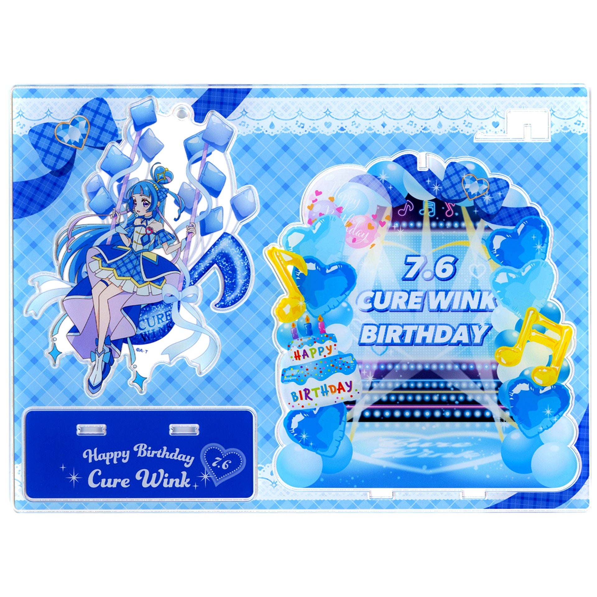 Cure Wink Birthday Kimi to Idol Precure Acrylic Stand [USED]