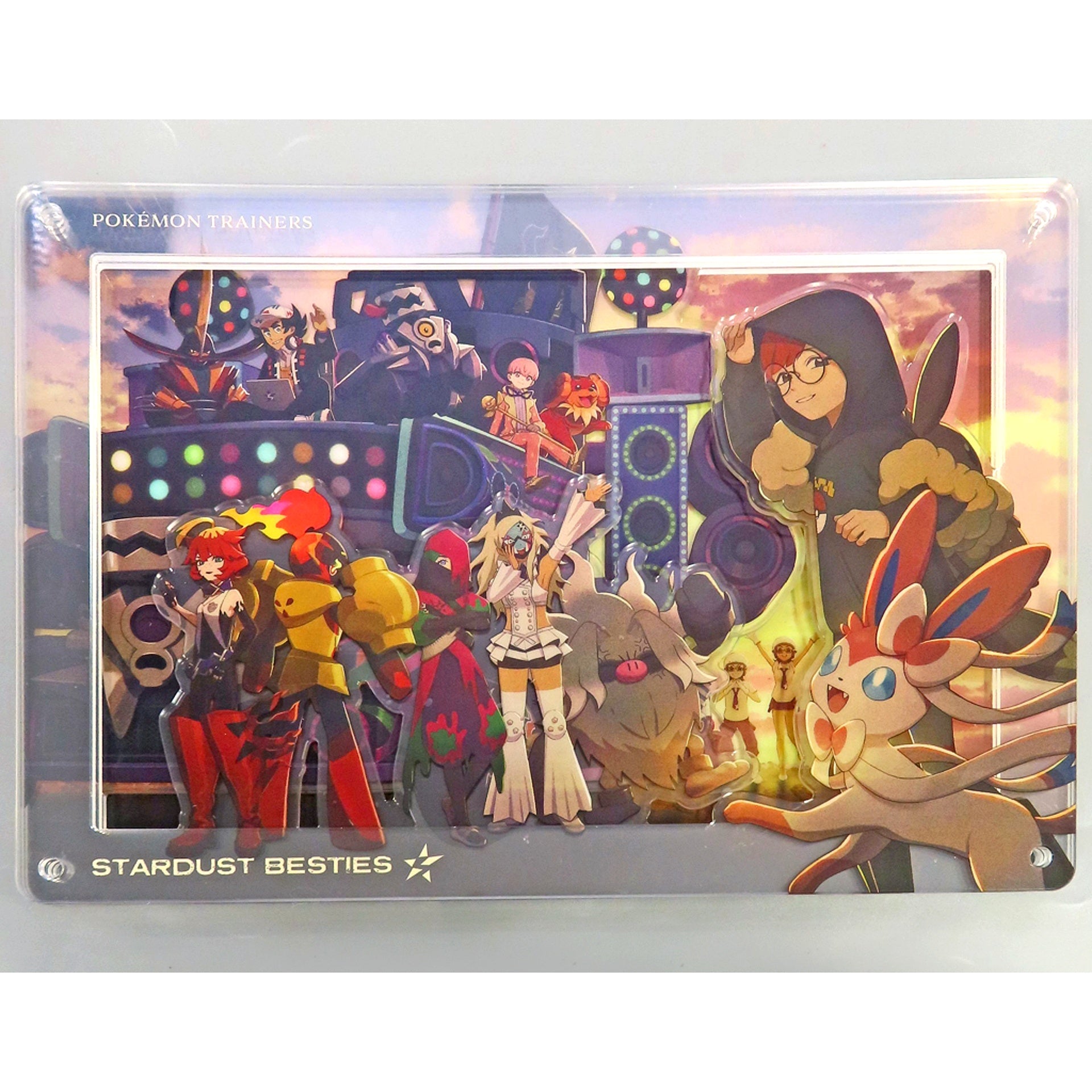 Pokemon POKEMON TRAINERS STARDUST BESTIES Acrylic Stand Pokemon Center Limited [USED]