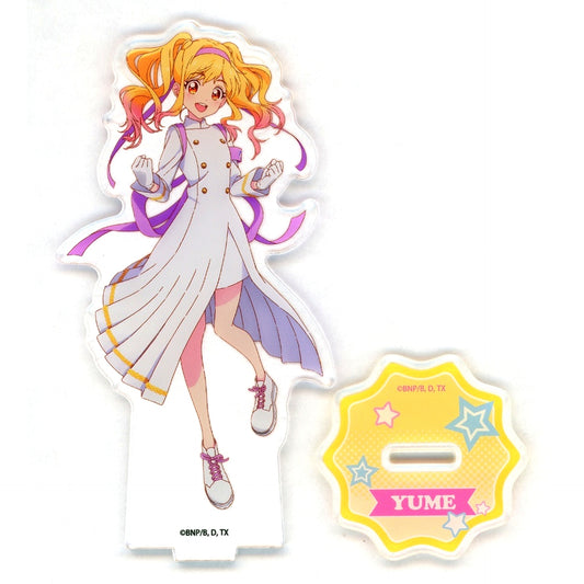 Yume Nijino C-3 Prize Acrylic Stand DMM Scratch! Aikatsu! Series AIKATSU! rooting for you! Scratch [USED]