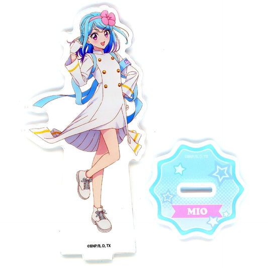 Mio Minato C-5 Prize Acrylic Stand DMM Scratch! Aikatsu! Series AIKATSU! rooting for you! Scratch [USED]