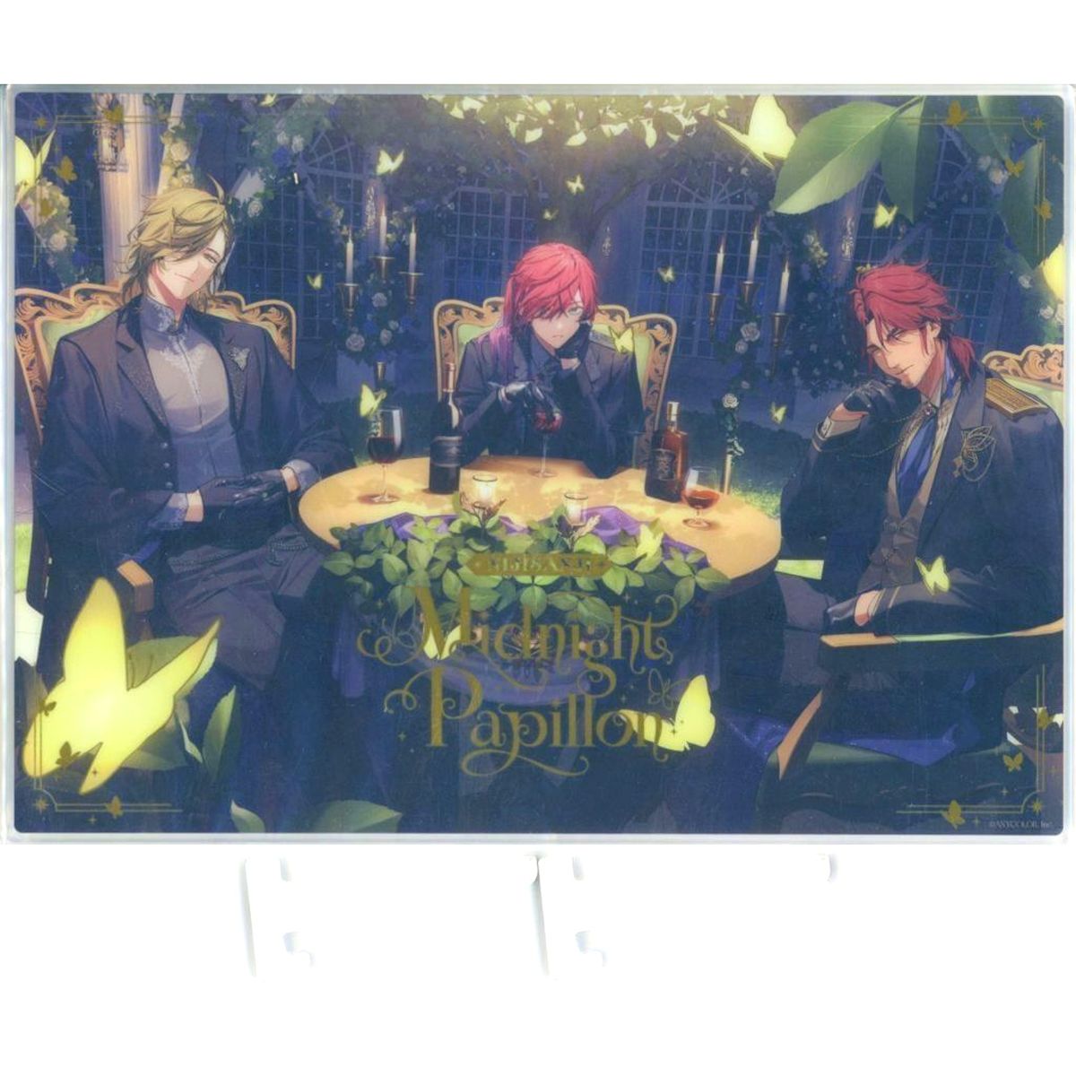 Virtual YouTuber Nijisanji DMM Scratch! Midnight Papillon Design A A-1 Prize Foil Stamped Acrylic Panel [USED]