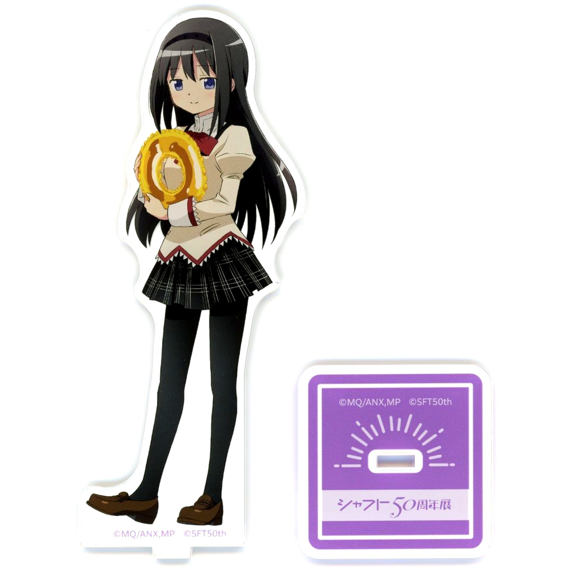 Homura Akemi Puella Magi Madoka Magica Event Illustration Acrylic Stand Shaft 50th Anniversary Exhibition [USED]