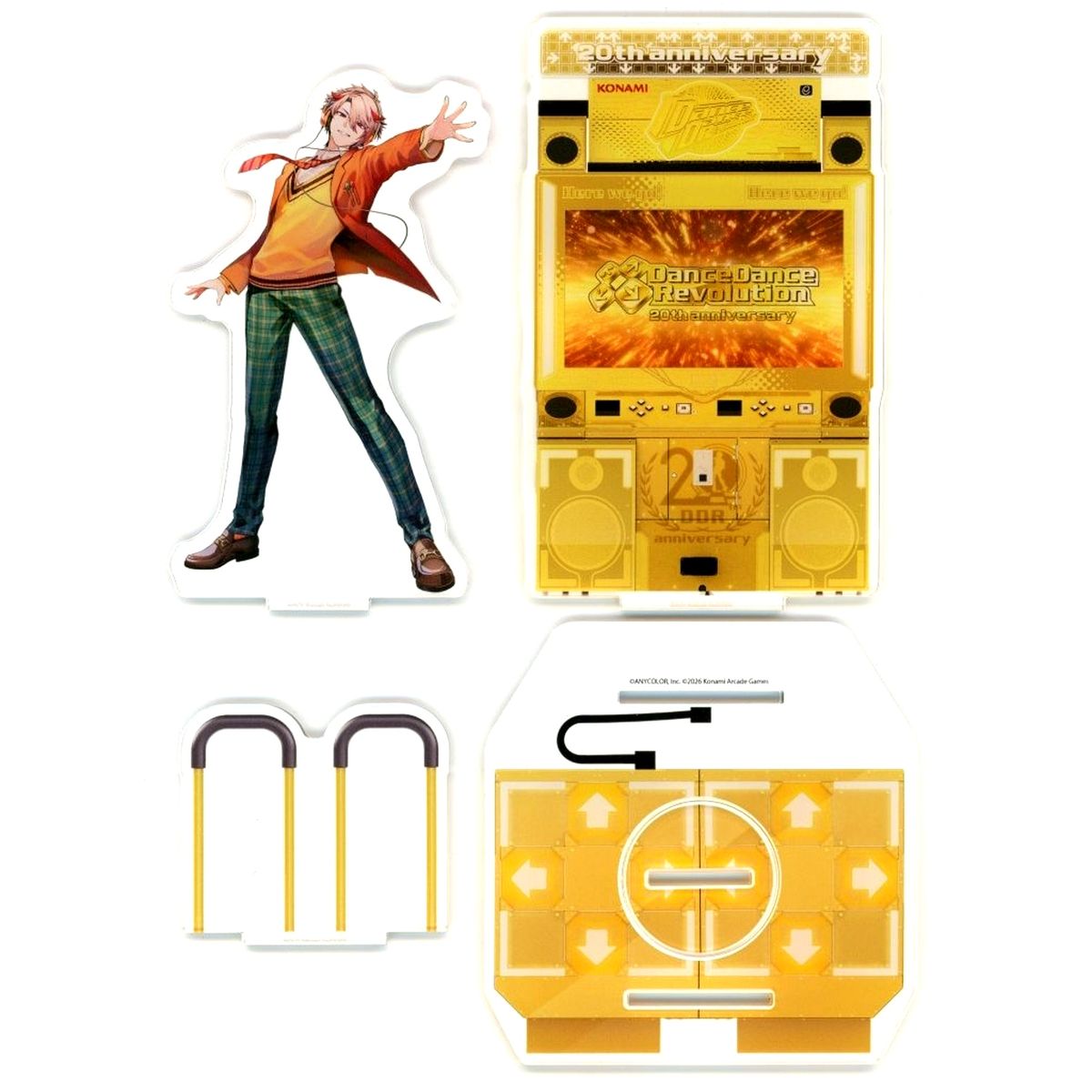 Seraph Dazzlegarden Selectable Diorama Acrylic Stand Virtual YouTuber Nijisanji Dance Club x DDR Kuji A Prize [USED]