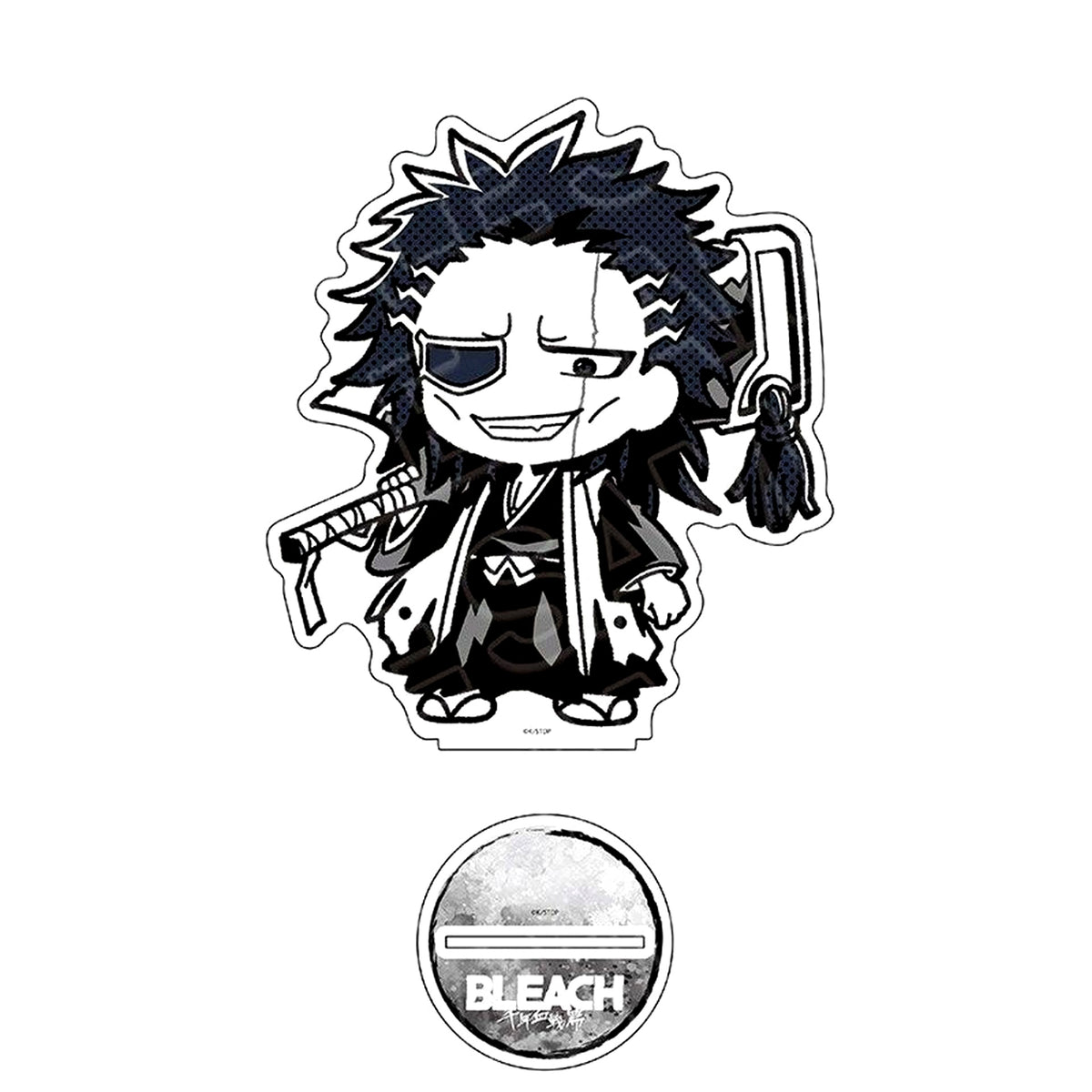 Kenpachi Zaraki TV Anime BLEACH Thousand-Year Blood War Extra Large Acrylic Figure MONOCOLOR [USED]
