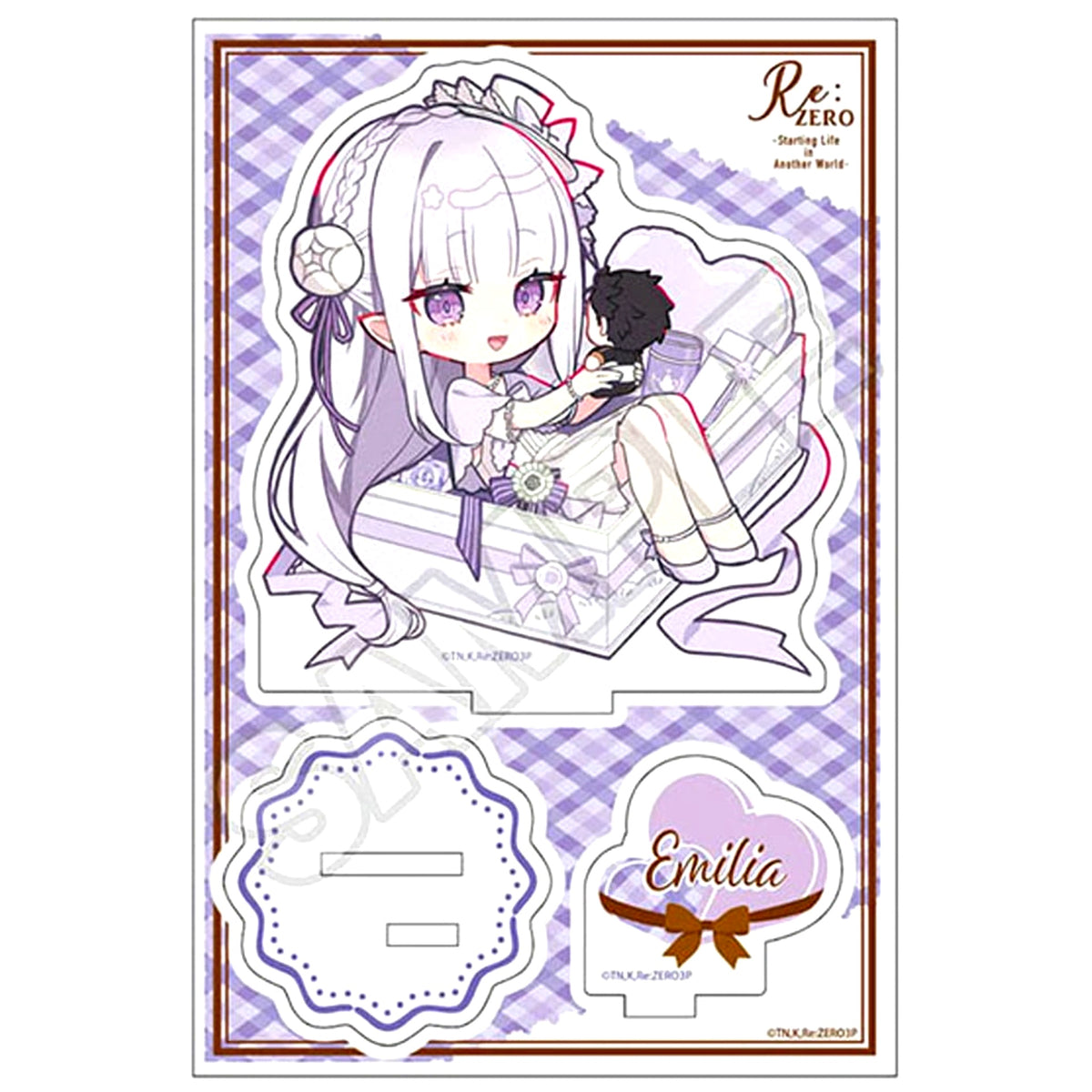 Emilia Gift Box Re:Zero - Starting Life in Another World Acrylic Stand Jr. [USED]