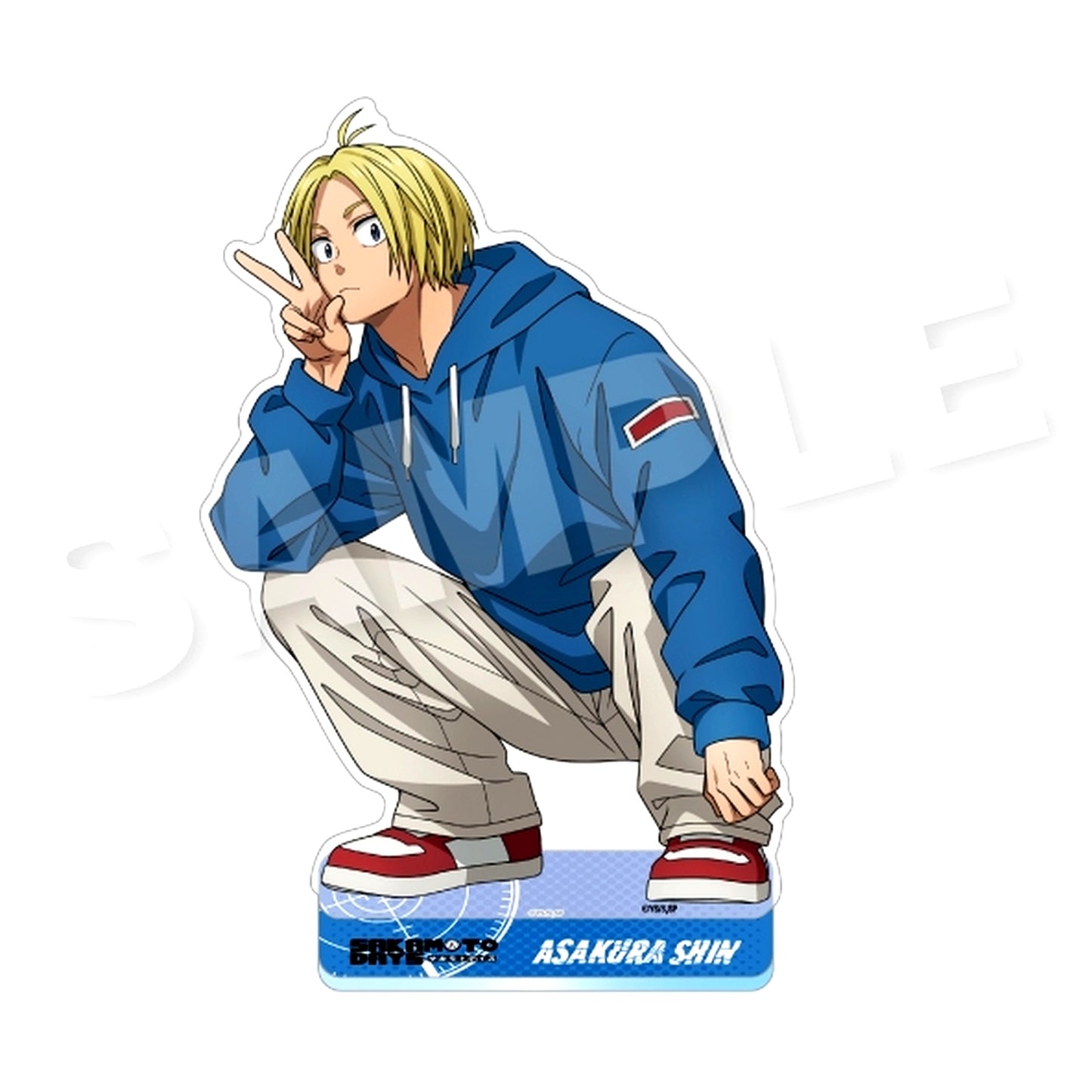 Shin Asakura Squatting Ver. Sakamoto Days BIG Acrylic Stand [USED]