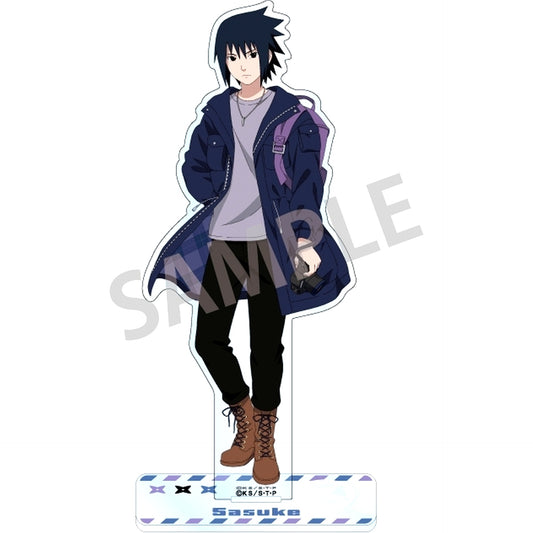 Sasuke Uchiha Casual Travel Acrylic Stand Naruto Shippuden [USED]