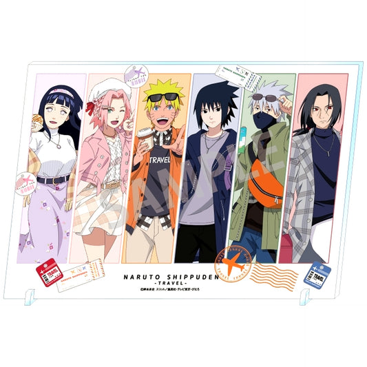 Group Buratto Tabi no Maki A4 Acrylic Panel Naruto Shippuden [USED]