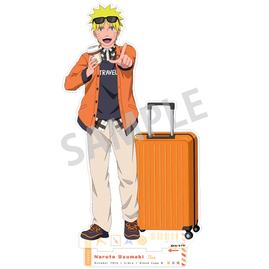 Naruto Uzumaki Buratto Tabi no Maki Big Acrylic Stand Naruto Shippuden [USED]