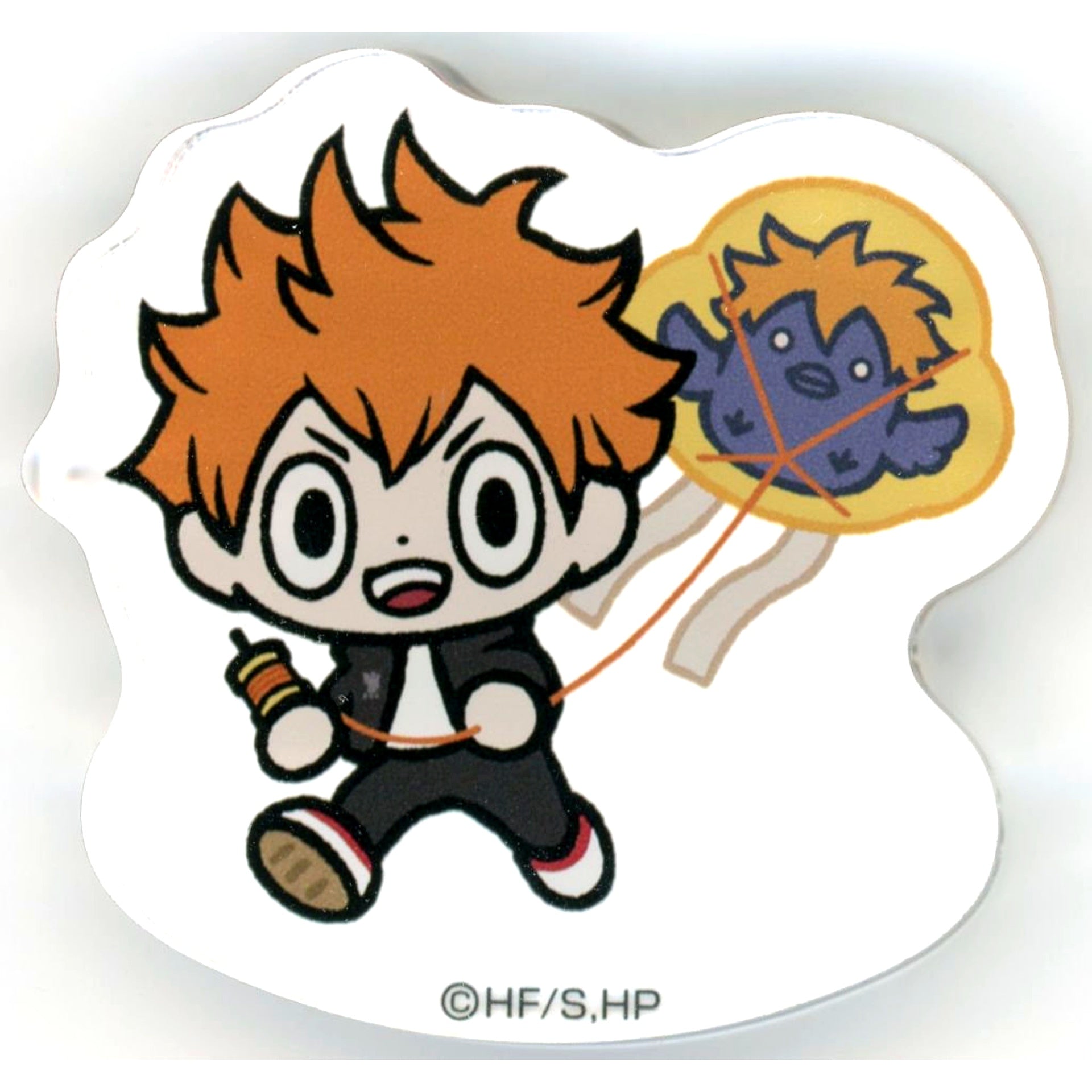 Shoyo Hinata Haikyu!! Mini Character Swaying Acrylic Block New Year Ver. [USED]
