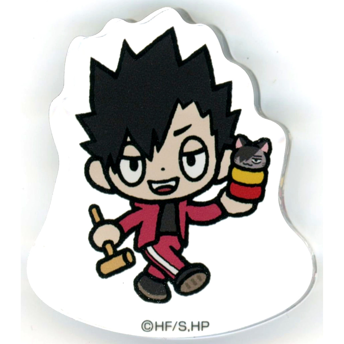 Tetsuro Kuroo Haikyu!! Mini Character Swaying Acrylic Block New Year Version [USED]