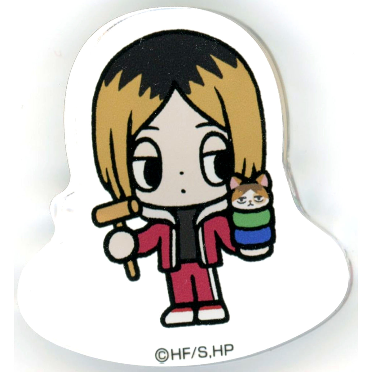 Kenma Kozume Haikyu!! Mini Character Swaying Acrylic Block New Year Ver. [USED]
