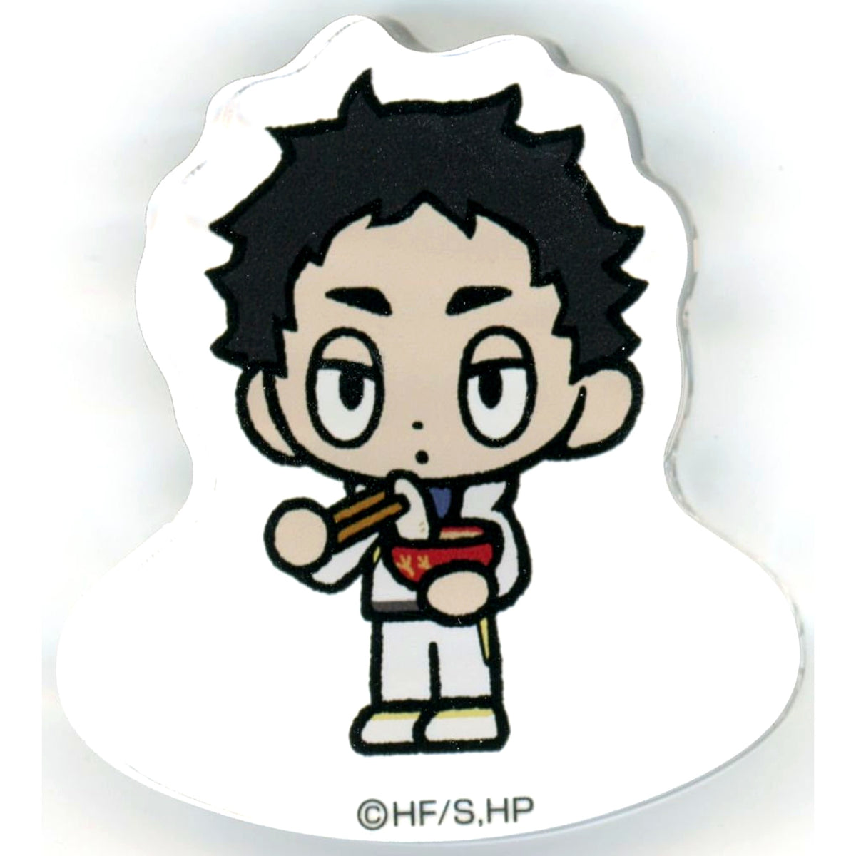 Keiji Akaashi Haikyu!! Mini Character Swaying Acrylic Block New Year Ver. [USED]