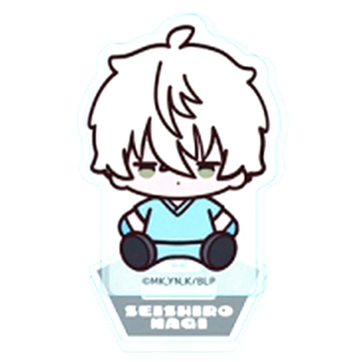 Seishiro Nagi Blue Lock Trading Mini Acrylic Stand Blue Lock Clinic Chibi [USED]