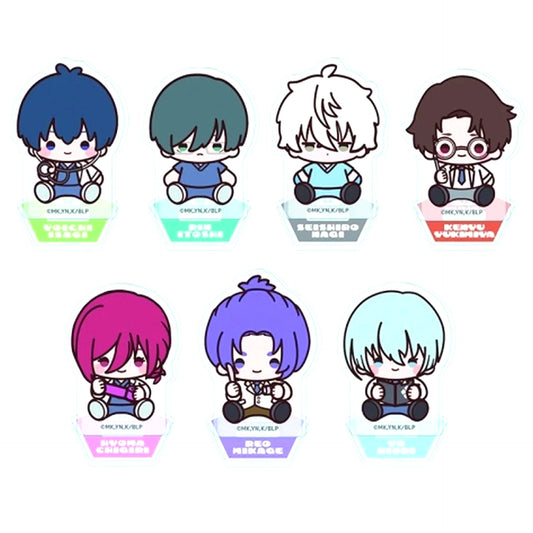 Set of 7 Blue Lock Clinic Deformed Trading Mini Acrylic Stand [USED]
