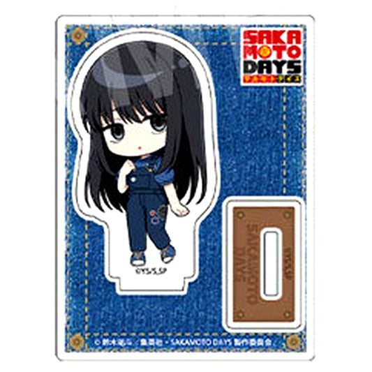 Osaragi Sakamoto Days Denim Mini Character Version Trading Acrylic Stand Jump Festa 2026 Goods [USED]