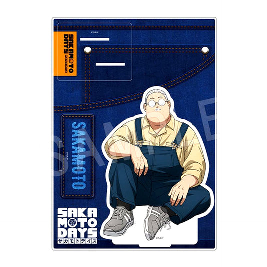 Taro Sakamoto Sakamoto Days Denim Version BIG Acrylic Stand Jump Festa 2026 Mail Order Limited [USED]