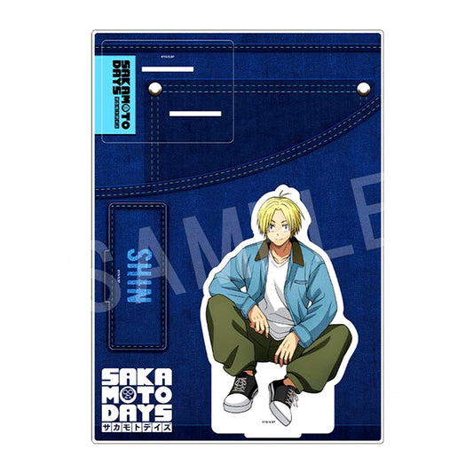 Shin Asakura Sakamoto Days Denim Version BIG Acrylic Stand Jump Festa 2026 Mail Order Limited [USED]