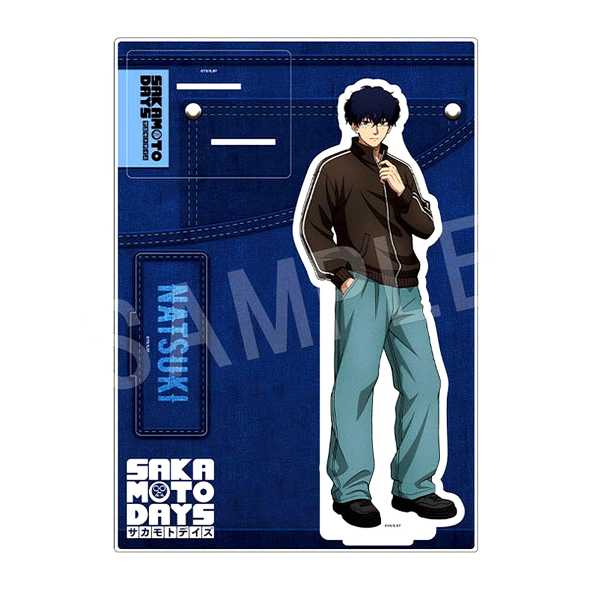 Natsuki Seba Sakamoto Days Denim Version BIG Acrylic Stand Jump Festa 2026 Mail Order Limited [USED]