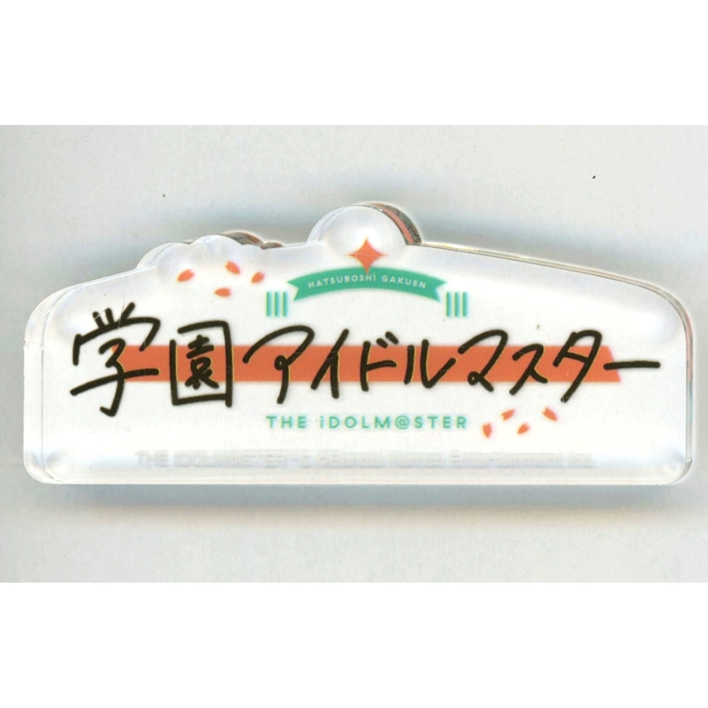 Logo Acrylic Object Gakuen Idolmaster [USED]
