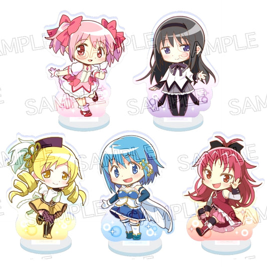 Set of 5 Puella Magi Madoka Magica Deformed Acrylic Stand [USED]