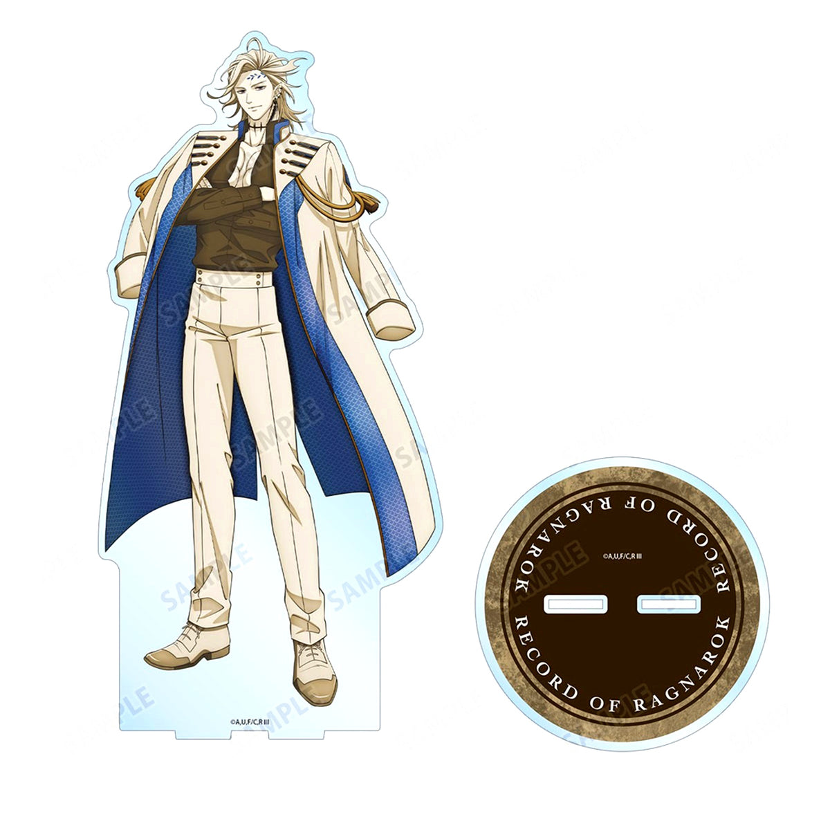 Hades Sepia Illustration Extra Large Acrylic Stand Record of Ragnarok III POP UP SHOP in Marui [USED]