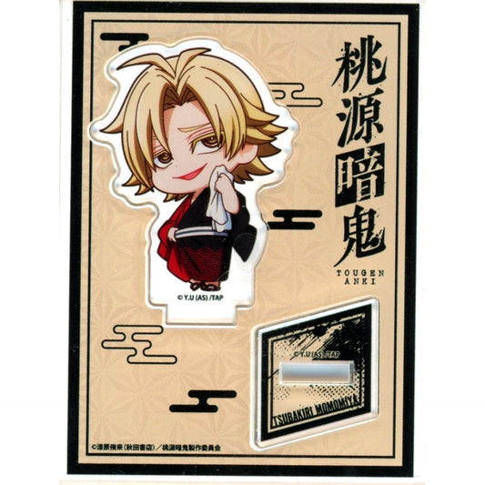 Tsubakiri Momomiya Tougen Anki x Gokurakuyu RAKU SPA Yuttari Mankitsu Sento de Oni Relax Mini Acrylic Stand Collection [USED]