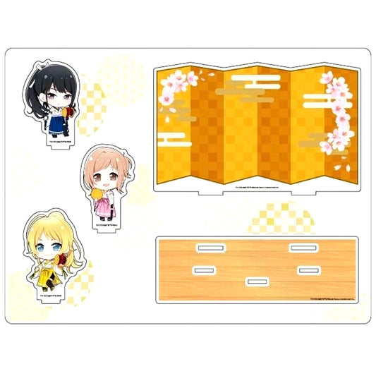 Illumination Stars Mini Character Illustration Acrylic Diorama The Idolmaster Shiny Colors Pop Up Shop Maihime Saika [USED]
