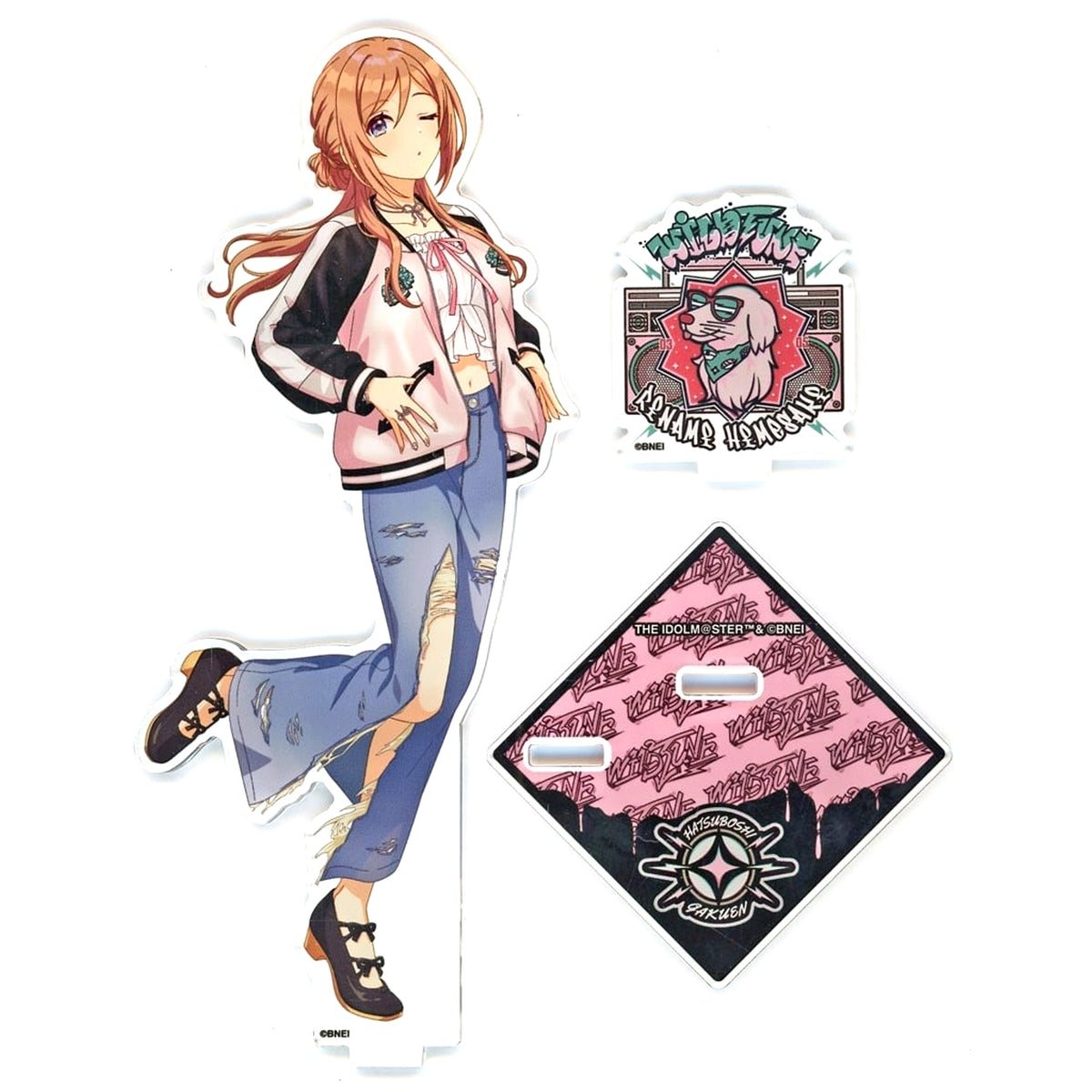 Rinami Himesaki Illustration Acrylic Stand Wild TUNE Gakuen Idolmaster x TSUTAYA POP UP SHOP Wild TUNE [USED]