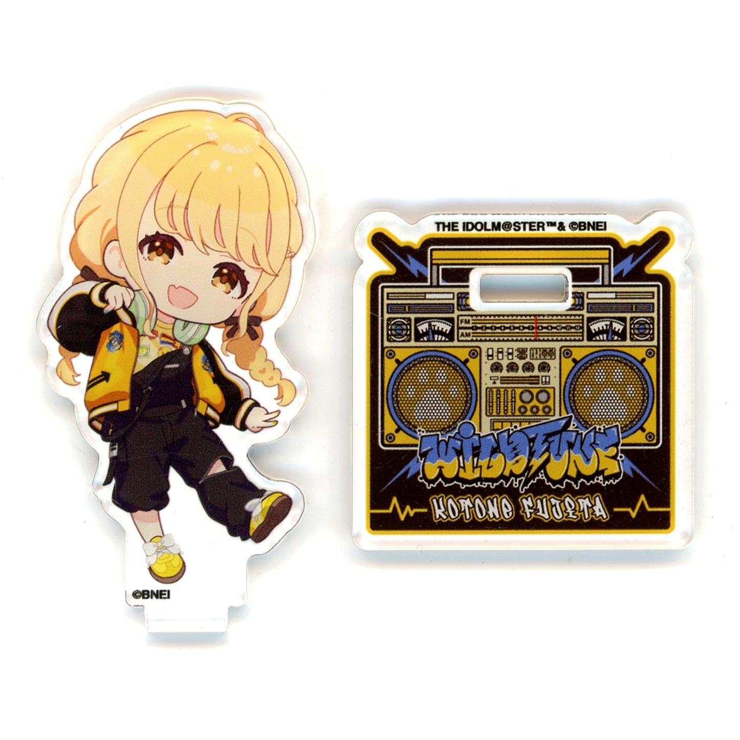 Kotone Fujita Trading Mini Character Acrylic Stand Wild TUNE Gakuen Idolmaster x TSUTAYA POP UP SHOP Wild TUNE [USED]
