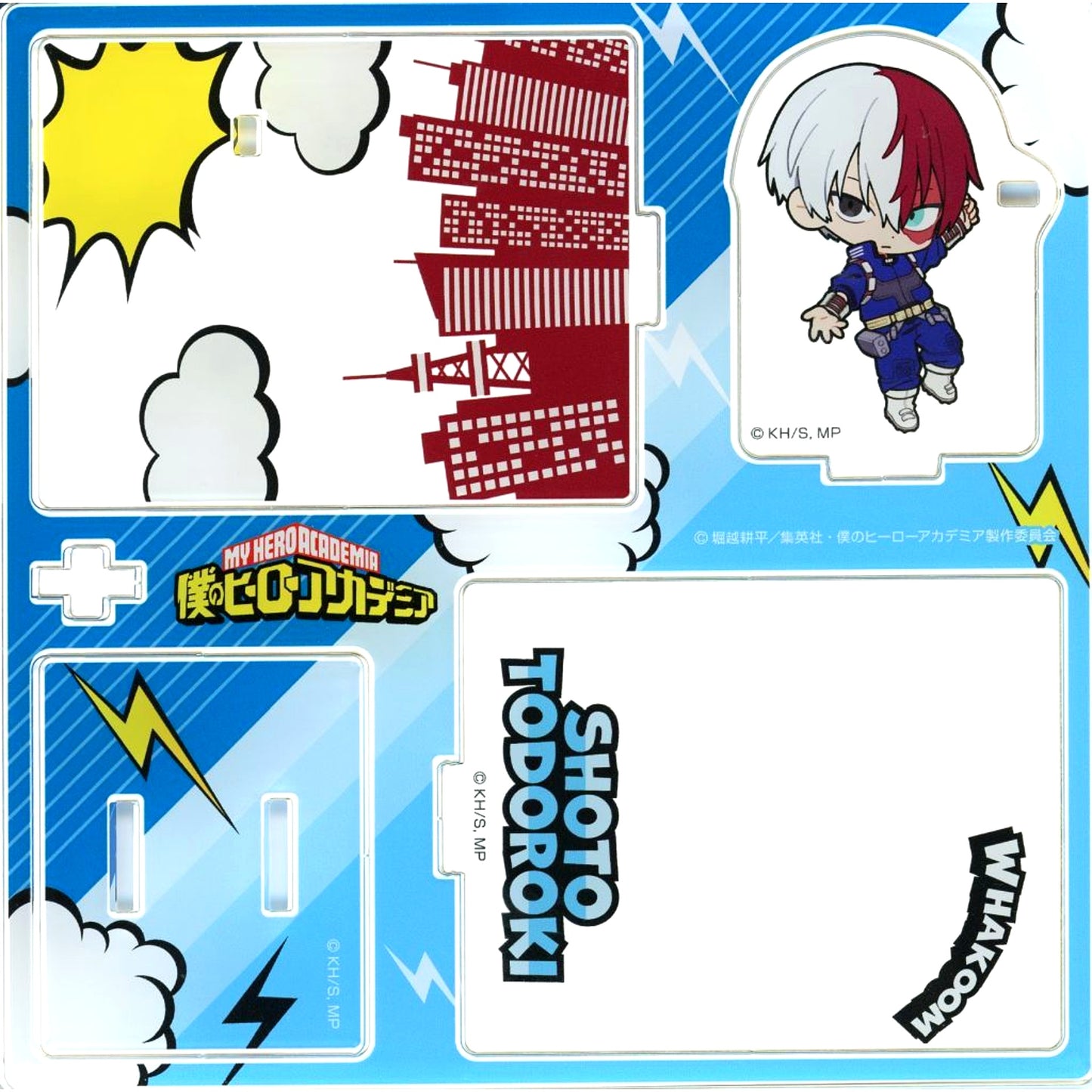 Shoto Todoroki Mini Character Acrylic Diorama Hanging Version My Hero Academia [USED]
