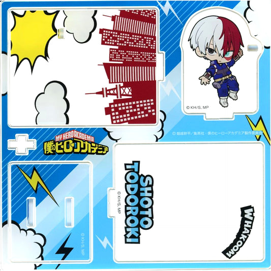Shoto Todoroki Mini Character Acrylic Diorama Hanging Version My Hero Academia [USED]