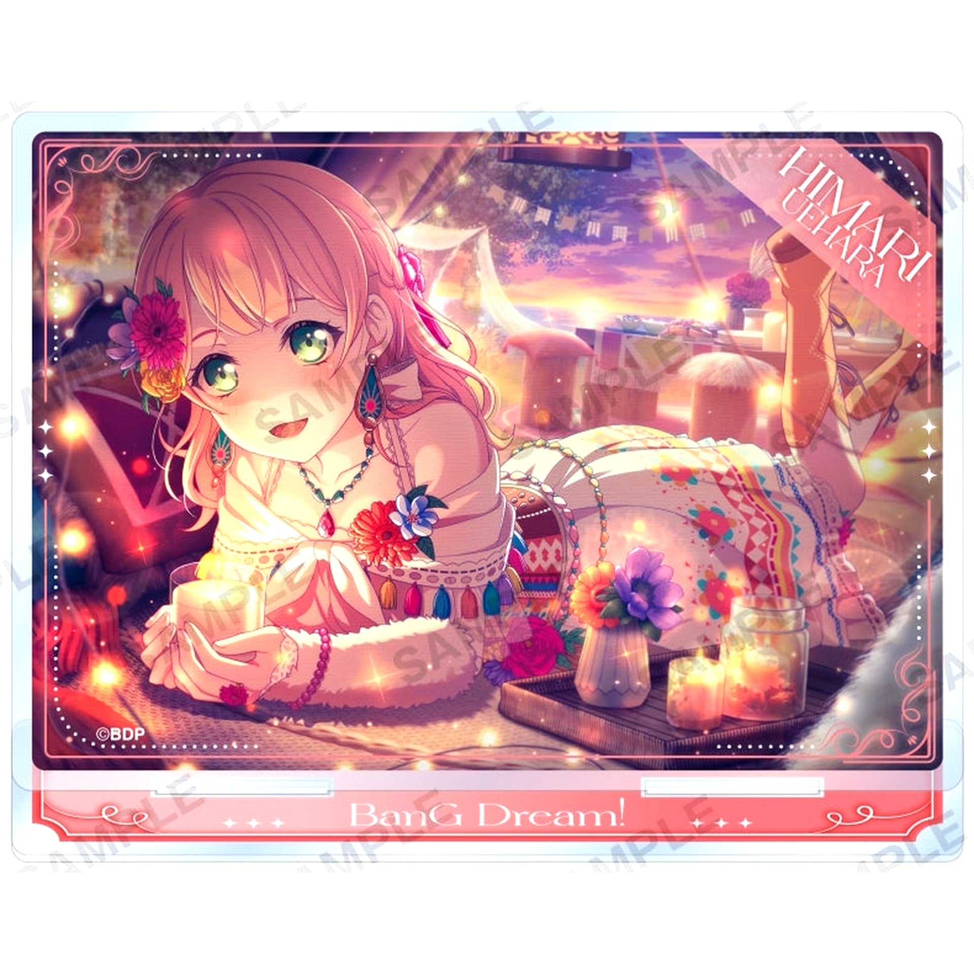 Himari Uehara BanG Dream! Girls Band Party! Afterglow Vol.1 Plate Acrylic Stand [USED]
