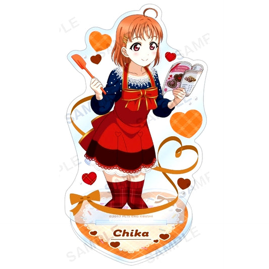 Chika Takami Aqours Valentine's Day Part 3 Ver. Acrylic Stand Love Live! School Idol Festival [USED]