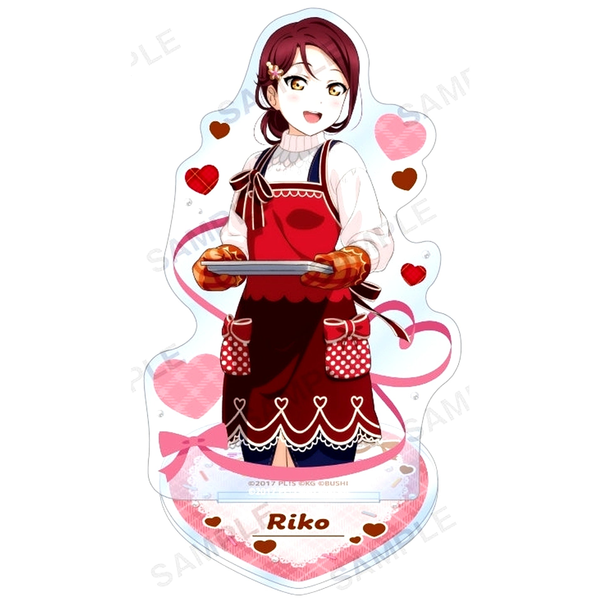 Riko Sakurauchi Acrylic Stand Aqours Valentine Part 3 Ver. Love Live! School Idol Festival [USED]