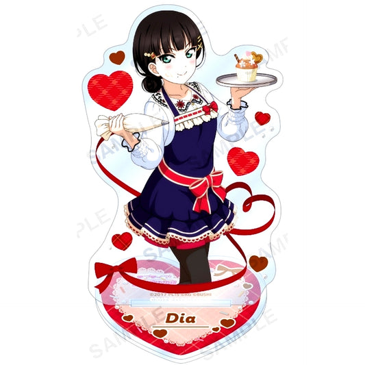 Dia Kurosawa Aqours Valentine's Day Part 3 Ver. Acrylic Stand Love Live! School Idol Festival [USED]