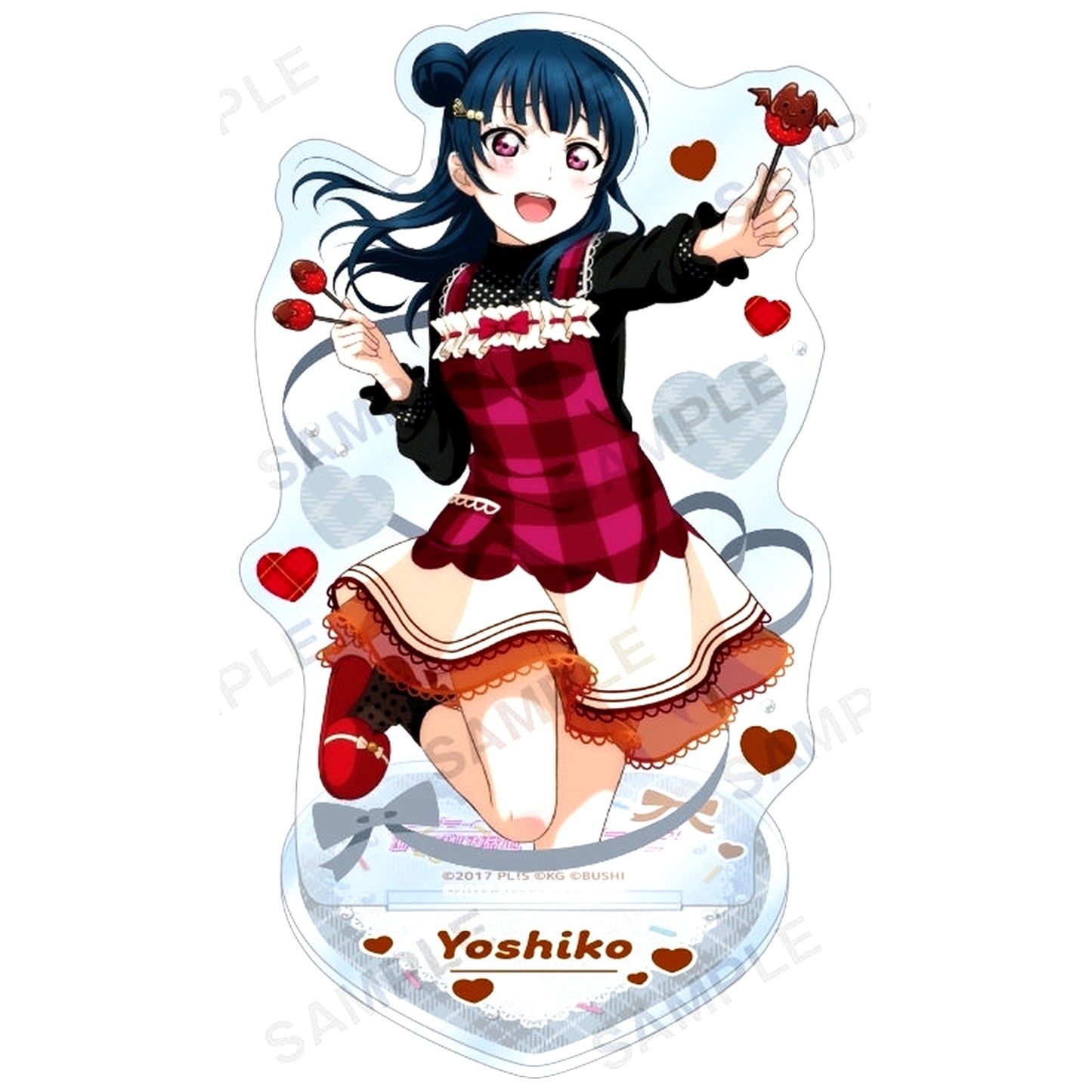 Yoshiko Tsushima Aqours Valentine's Day Part 3 Ver. Acrylic Stand Love Live! School Idol Festival [USED]
