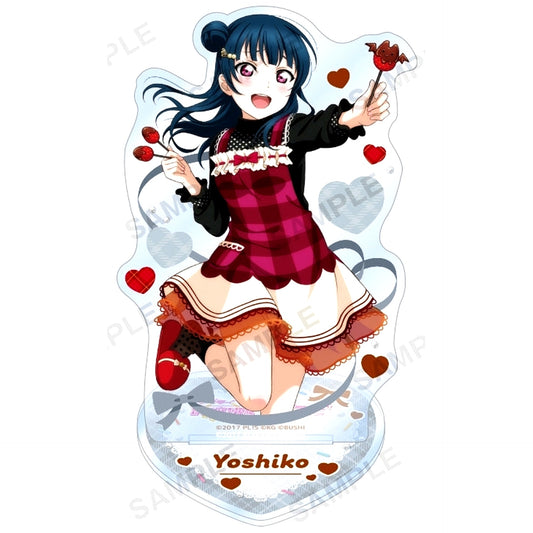 Yoshiko Tsushima Aqours Valentine's Day Part 3 Ver. Acrylic Stand Love Live! School Idol Festival [USED]