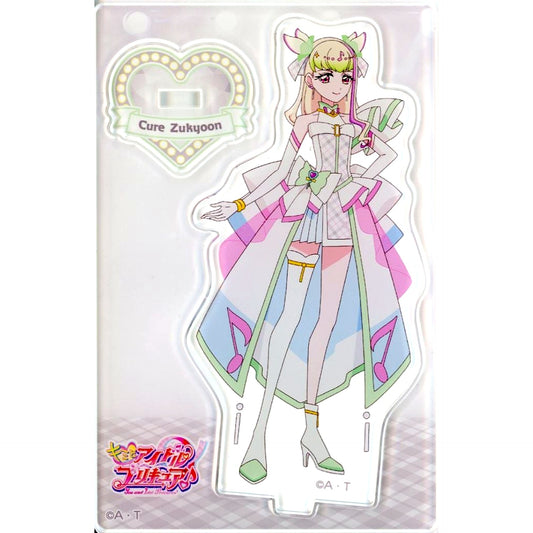 Cure Zukyun Hand on Hips Kimi to Idol Precure Vol.4 Mini Acrylic Stand [USED]