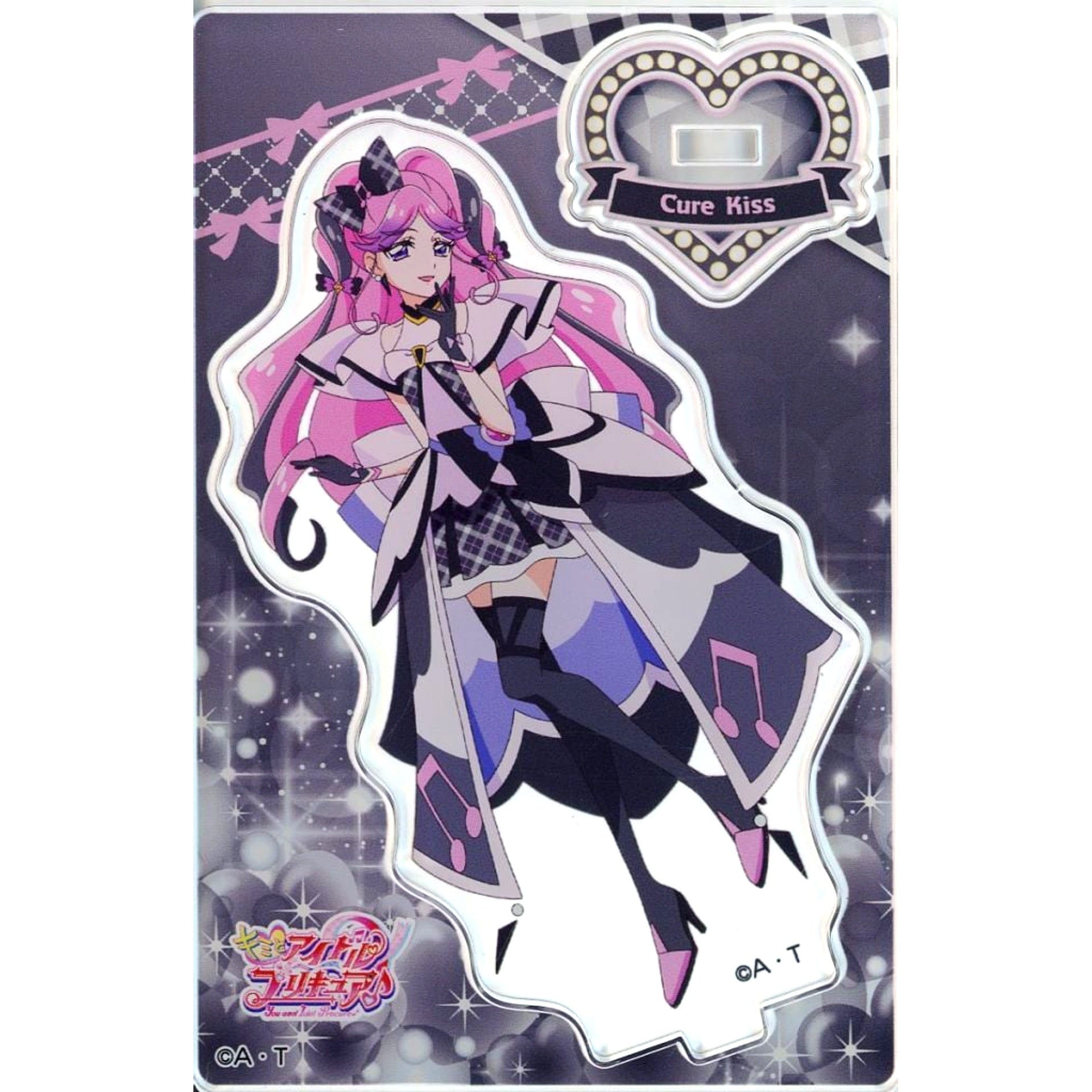 Cure Kiss Hand on Mouth Kimi to Idol Precure Mini Acrylic Stand Vol.5 [USED]