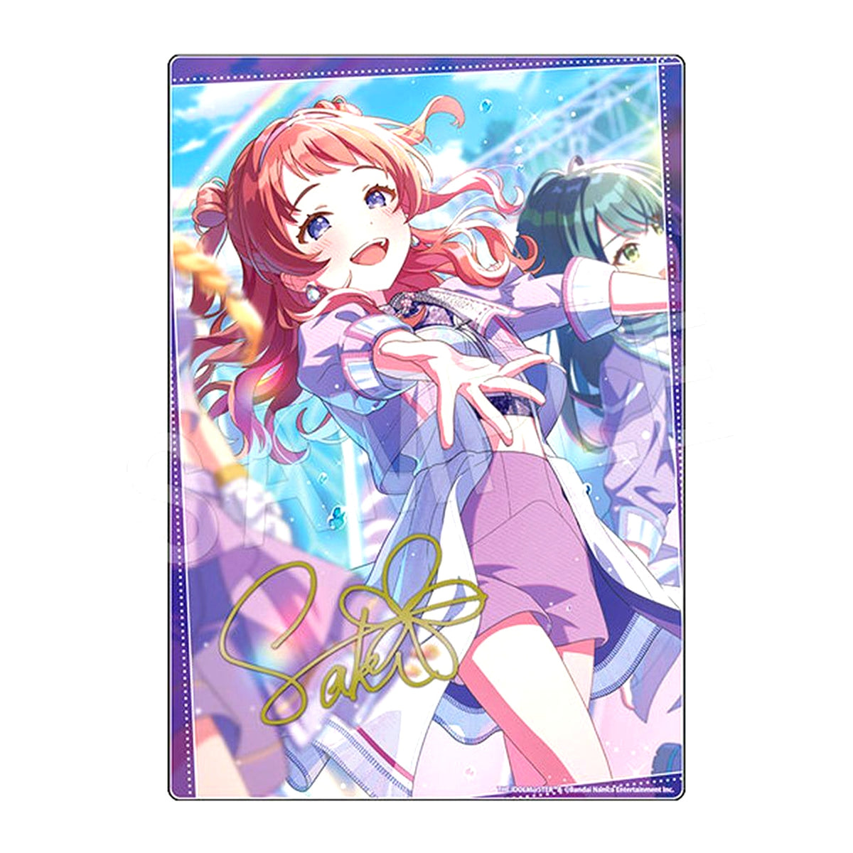Saki Hanami Ameagari no Iris Ver. Autographed Acrylic Art Panel Gakuen Idolmaster C107 Goods [USED]