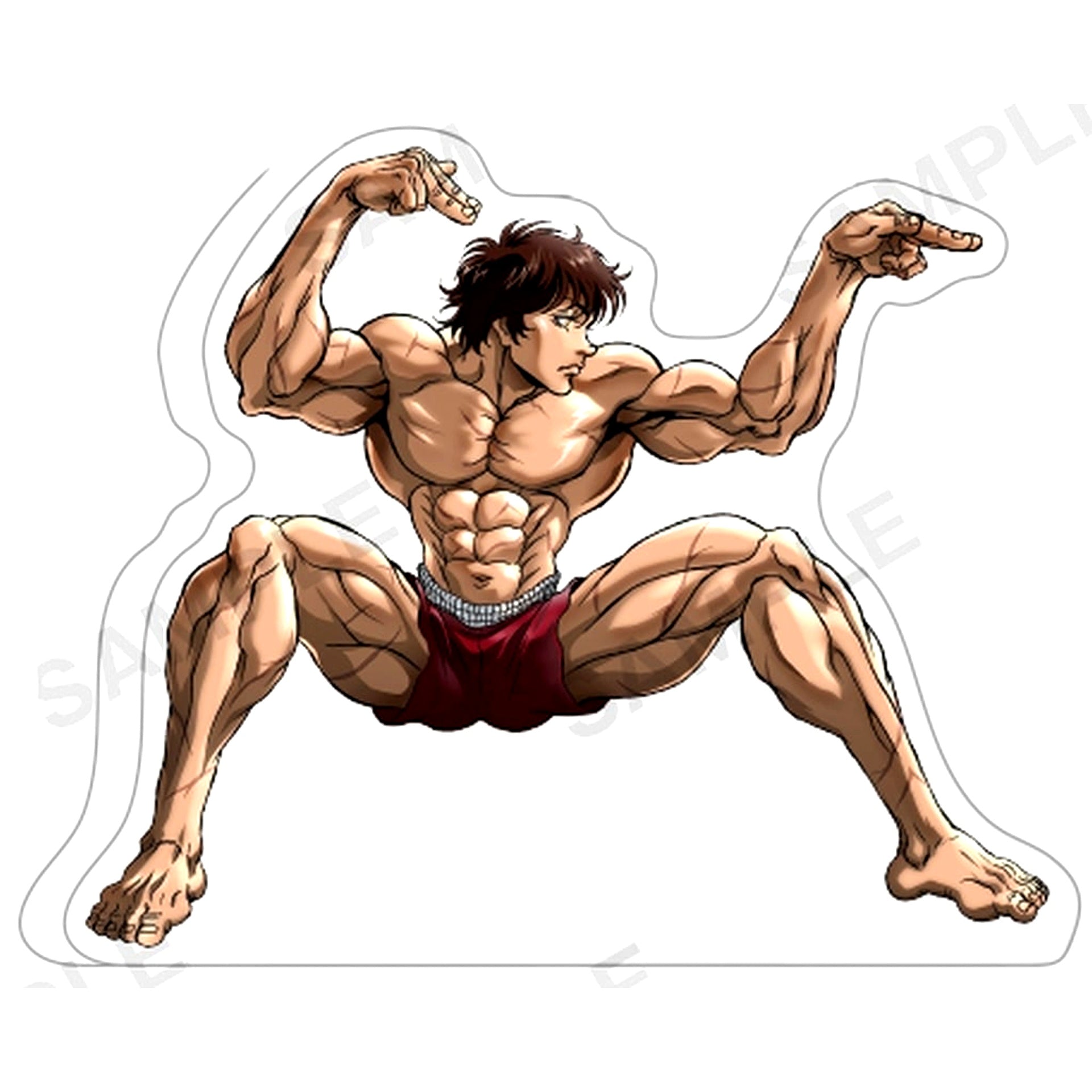Baki Hanma Acrylic Clip Hanma Baki [USED]