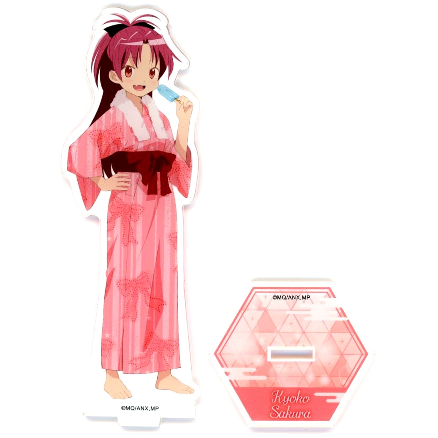 Kyoko Sakura Puella Magi Madoka Magica the Movie Rebellion x Gokurakuyu RAKU SPA Pokapoka Madoka Magica no Yu Life-size Acrylic Stand [USED]