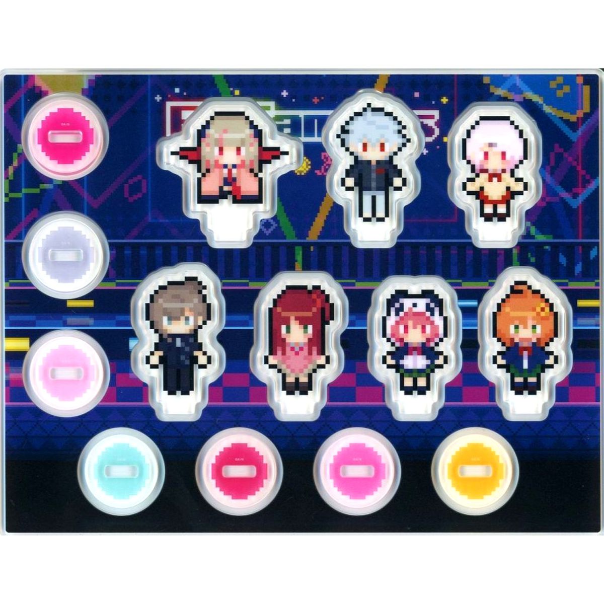 Mini Acrylic Stand Set Virtual YouTuber Nijisanji Blu-ray Virtual YouTuber NIJISANJI / EX Gamers Event "Odd Play-Off" Enclosed Bonus [USED]